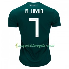 Divisa di Calcio Messico M.Layun 7 Prima Mondiali 2018